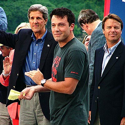 POLITICAL PARTY photo | Ben Affleck, John Edwards, John Kerry