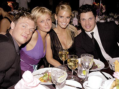 SAY CHEESE photo | Jessica Simpson, Nick Carter, Nick Lachey, Paris Hilton