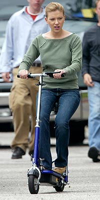 SCOOTing AROUND photo | Scarlett Johansson
