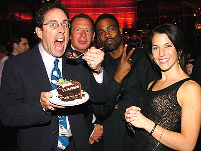 SEINFELD'S SURPRISE photo | Chris Rock, Garry Shandling, Jerry Seinfeld