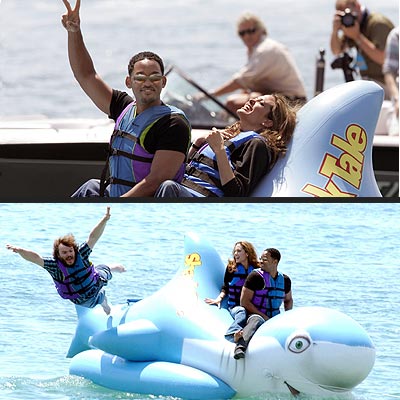 TAKING A DIVE   photo | Angelina Jolie, Jack Black, Will Smith