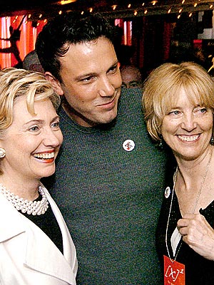boston party photo | Ben Affleck, Hillary Rodham Clinton