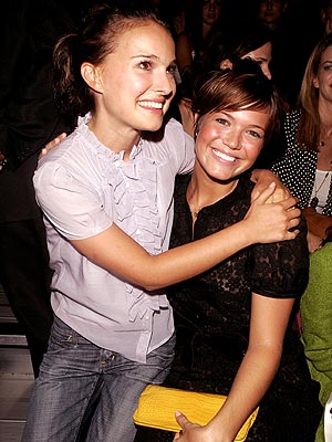 FRONT ROW FRIENDS photo | Mandy Moore, Natalie Portman