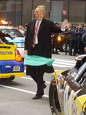 START YOUR ENGINES photo | Donald Trump