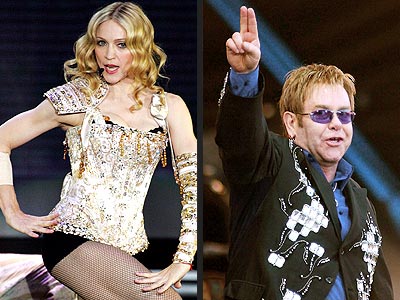 MOST BIZARRE TIRADE photo | Elton John, Madonna