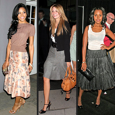 Skirt Fashion Trend 2010 on Hot Fall Fashion Trends   Trend  Full Skirts   Amerie  Kerry