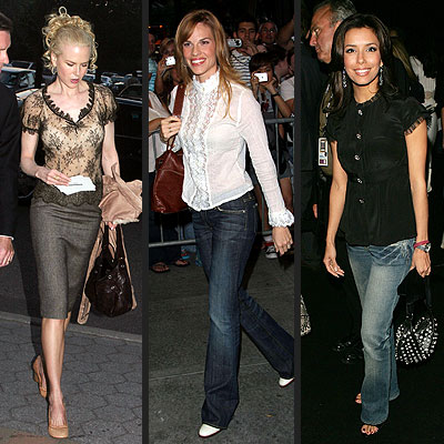 TREND: ROMANTIC TOPS photo | Eva Longoria, Hilary Swank, Nicole Kidman