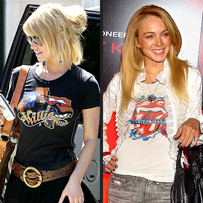ROCK STAR photo | Jessica Simpson, Lindsay Lohan