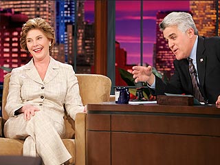 Laura Bush Trades Quips with Jay Leno | Laura Bush