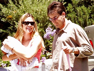 Denise and Charlie Making Peace | Charlie Sheen, Denise Richards