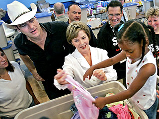 Laura Bush Guest Stars on Extreme Makeover | Laura Bush