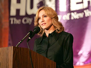 Madonna Lectures N.Y. College Class