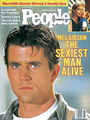 Who was PEOPLE's first Sexiest Man Alive? | Mel Gibson