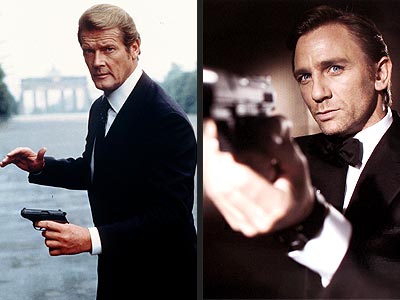 SEXIEST BOND photo | Daniel Craig, Roger Moore