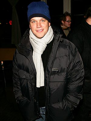 WARM RECEPTION photo | Matt Damon
