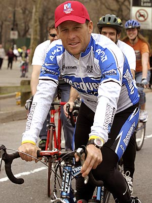 PEDALING NYC photo | Lance Armstrong