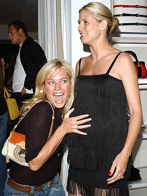 BUMP FOR JOY photo | Heidi Klum, Rebecca Romijn