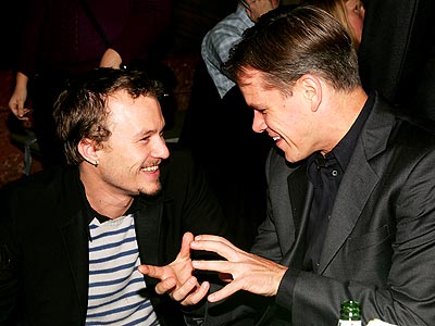 'BROTHERS' GRIN photo | Heath Ledger, Matt Damon