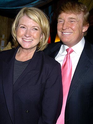 BUSIEST INMATE photo | Donald Trump, Martha Stewart