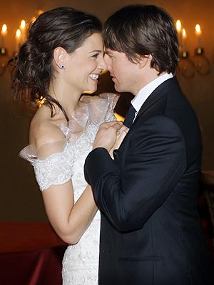 by her veil during her Provencal wedding to actor Brady Smith in 2005