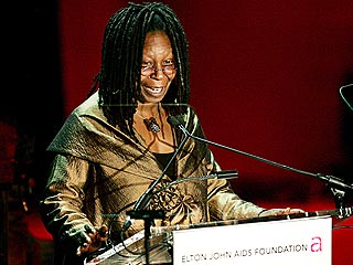 Inside Elton John's AIDS Foundation Party| Diana Krall, Elton John, Elvis Costello, Neil Young (Musician), Whoopi Goldberg