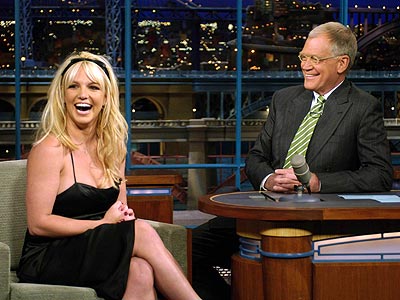 On which TV show did Britney officially announce her pregnancy? | Britney Spears, David Letterman