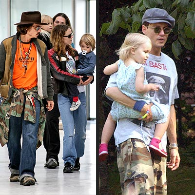 Johnny Depp And Kids