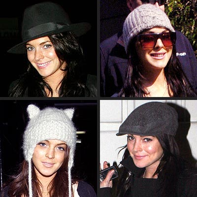 HER MANY HATS photo | Lindsay Lohan
