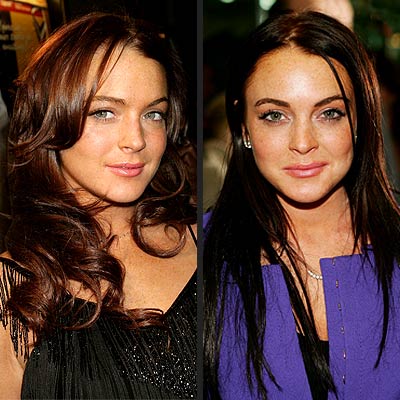 WAVY VS. STRAIGHT photo | Lindsay Lohan