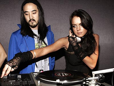 HIGH: HER OWN SPIN  photo | Lindsay Lohan, Steve Aoki