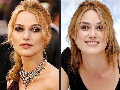 keira knightley without makeup