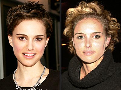 when it comes to short cropped cut and buzz cuts. Natalie Portman Hair