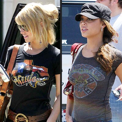 THEY ROCK MUSIC TEES photo | Jessica Simpson, Vanessa Minnillo
