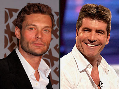 RYAN SEACREST VS. SIMON COWELL photo | Ryan Seacrest, Simon Cowell