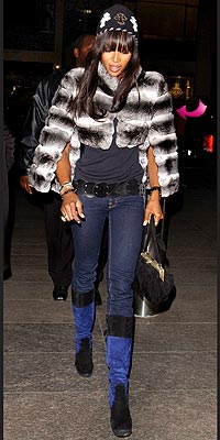 NAOMI'S FUR photo | Naomi Campbell