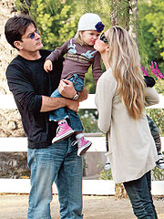 Charlie & Denise Play Nice for Their Kids