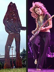Fans Unveil 6-Ton Metal Statue of Shakira | Shakira