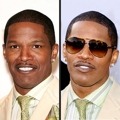 NO SHADES VS. SHADES photo | Jamie Foxx