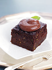 Super-Moist Chocolate Cake with Chocolate-Cinnamon Mousse