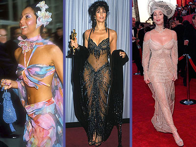 Bench Body Fashion Show 2006 on Worst Ever Oscars Fashions   Cher   Academy Awards  Oscars 2006