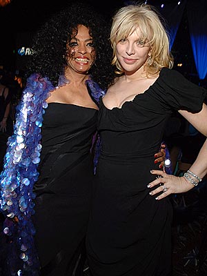 ODD COUPLE photo | Courtney Love, Diana Ross