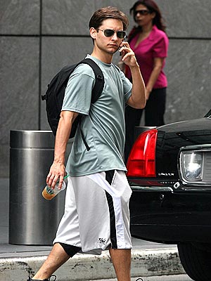 WALKING AND TALKING photo | Tobey Maguire