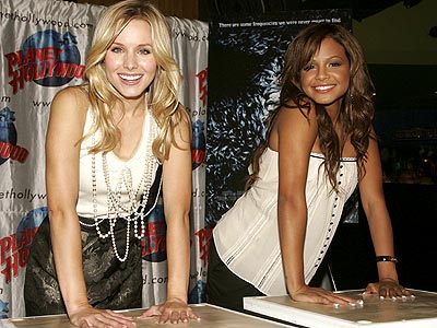 FINGERS ON THE 'PULSE' photo | Christina Milian, Kristen Bell