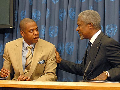 MEN ON A MISSION photo | Jay-Z, Kofi Annan