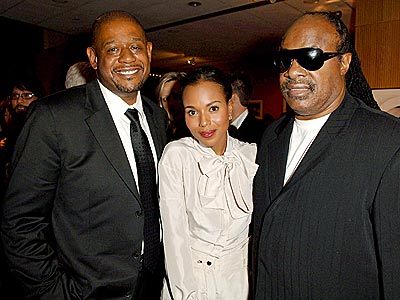 ISN'T SHE LOVELY? photo | Forest Whitaker, Kerry Washington, Stevie Wonder