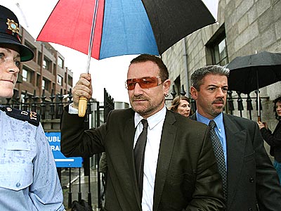 HIS DAY IN COURT  photo | Bono