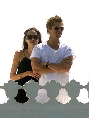 THE AIR UP THERE  photo | Angelina Jolie, Brad Pitt
