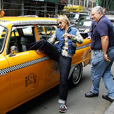 STOPPING TRAFFIC  photo | Ellen DeGeneres