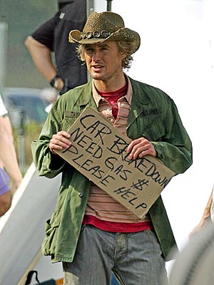 SPARE SOME CHANGE? photo | Owen Wilson