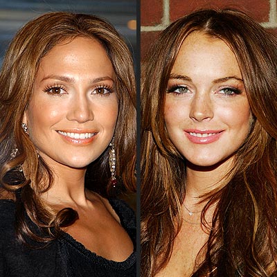 Jennifer Lopez Eyebrows on Brows    Karma Chameleon   Jennifer Lopez  Lindsay Lohan   People Com